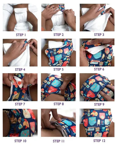 How to Size and Wear Cloth Diapers – Just Bumm
