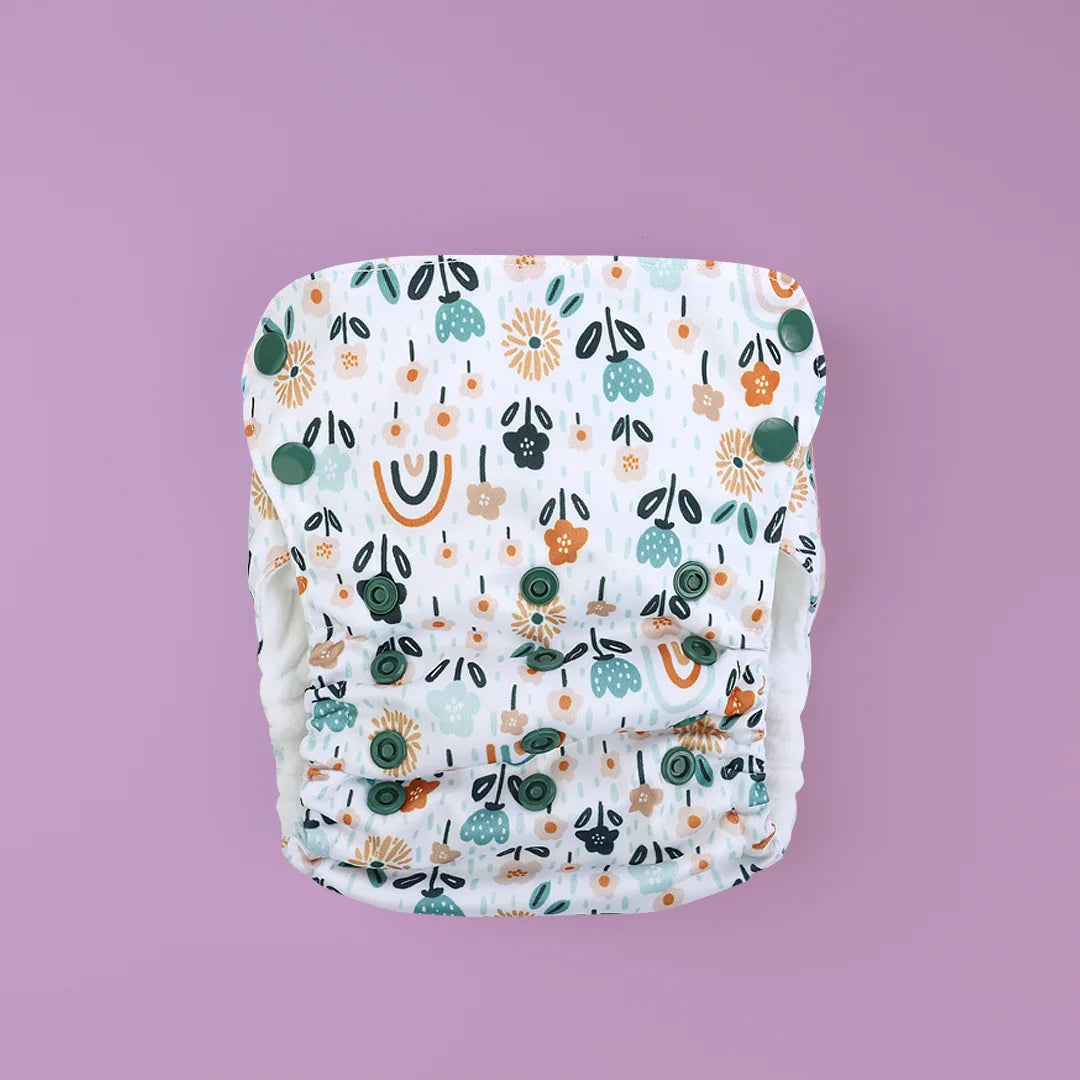 Aurora Max Loving Posh Adjustable Cloth Diaper - India's Best 12 Hour Reusable Diaper - Just Bumm