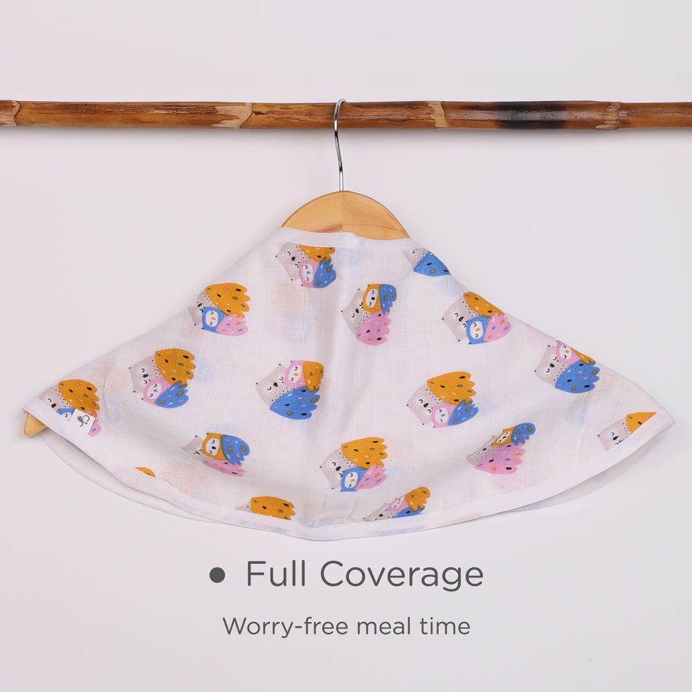 100% Organic Cotton Bib for babies - Wise Hugs