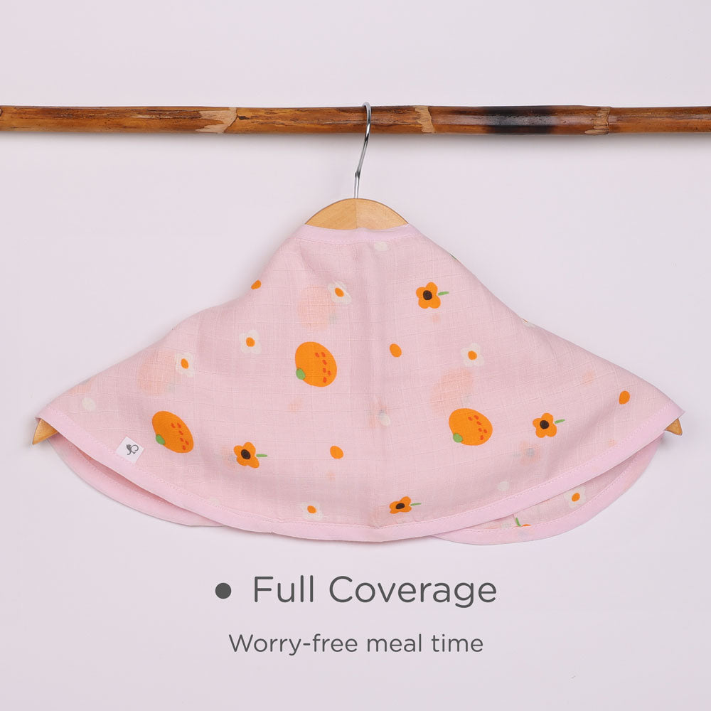 100% Organic Cotton Bib for babies - Citrus Chase