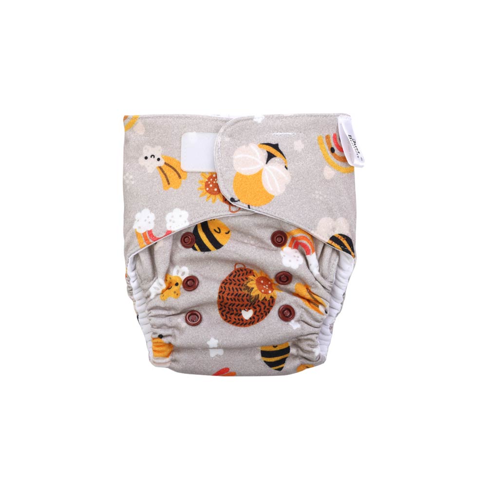 Fluffie Cotton Padded Nappy For Babies - Hive Five