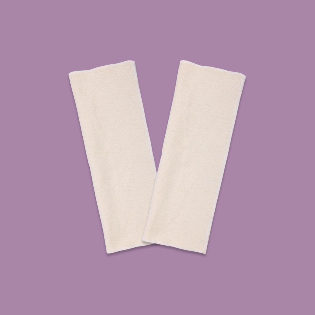Organic Hemp Cotton Flat Diaper - Ultimate High Absorbency for Very Heavy Wetters - Just Bumm