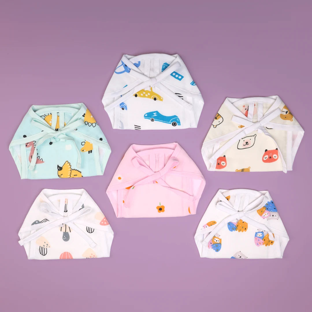 Muslin Langots - Fable Friends Muslin Padded Nappies for Newborn Babies