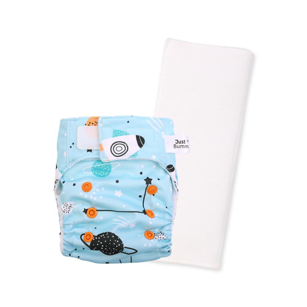 Just Bumm Newborn Cloth Diaper with pad - Blitzar