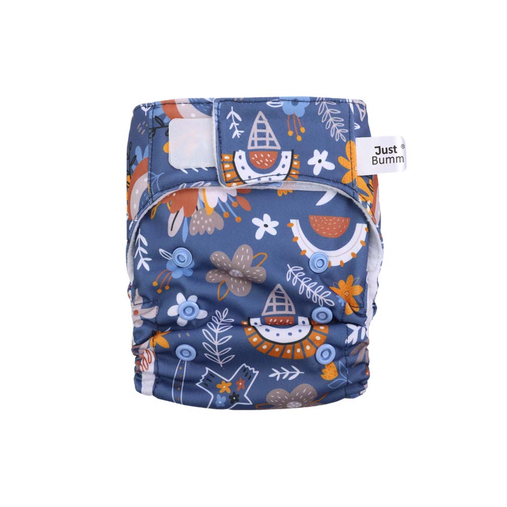 Just Bumm Newborn Cloth Diaper Let's Get Boho