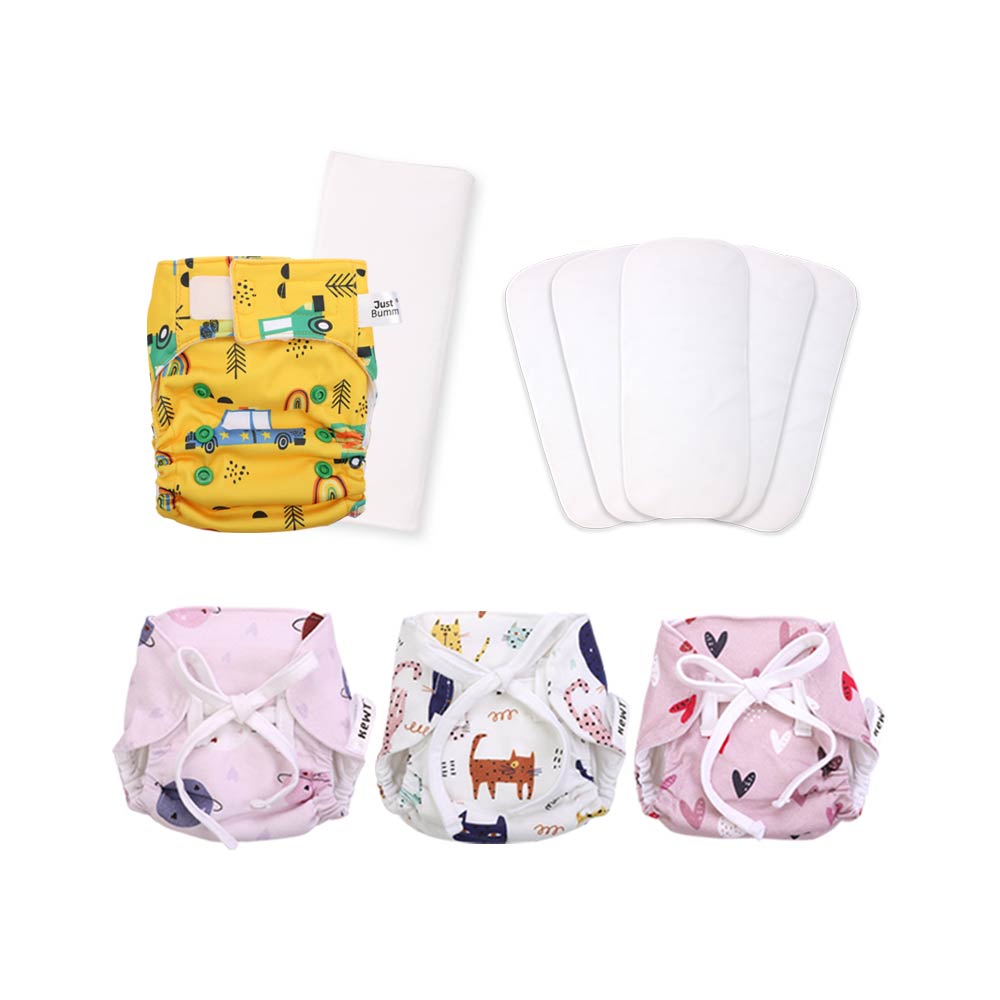 Just Bumm Newborn Cloth Diapers Langots Starter Kit