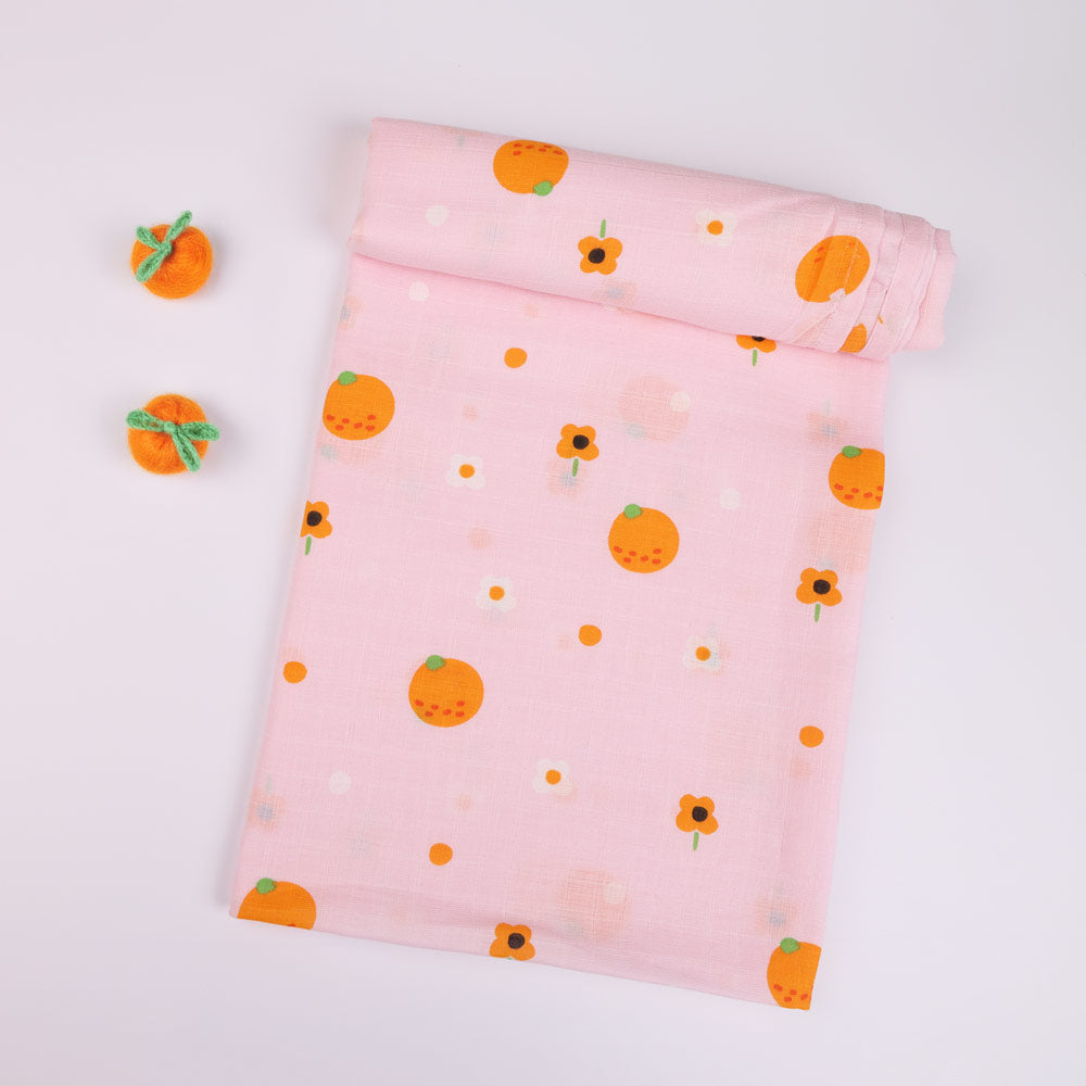 Softest Muslin Swaddle for Babies - Citrus Chase