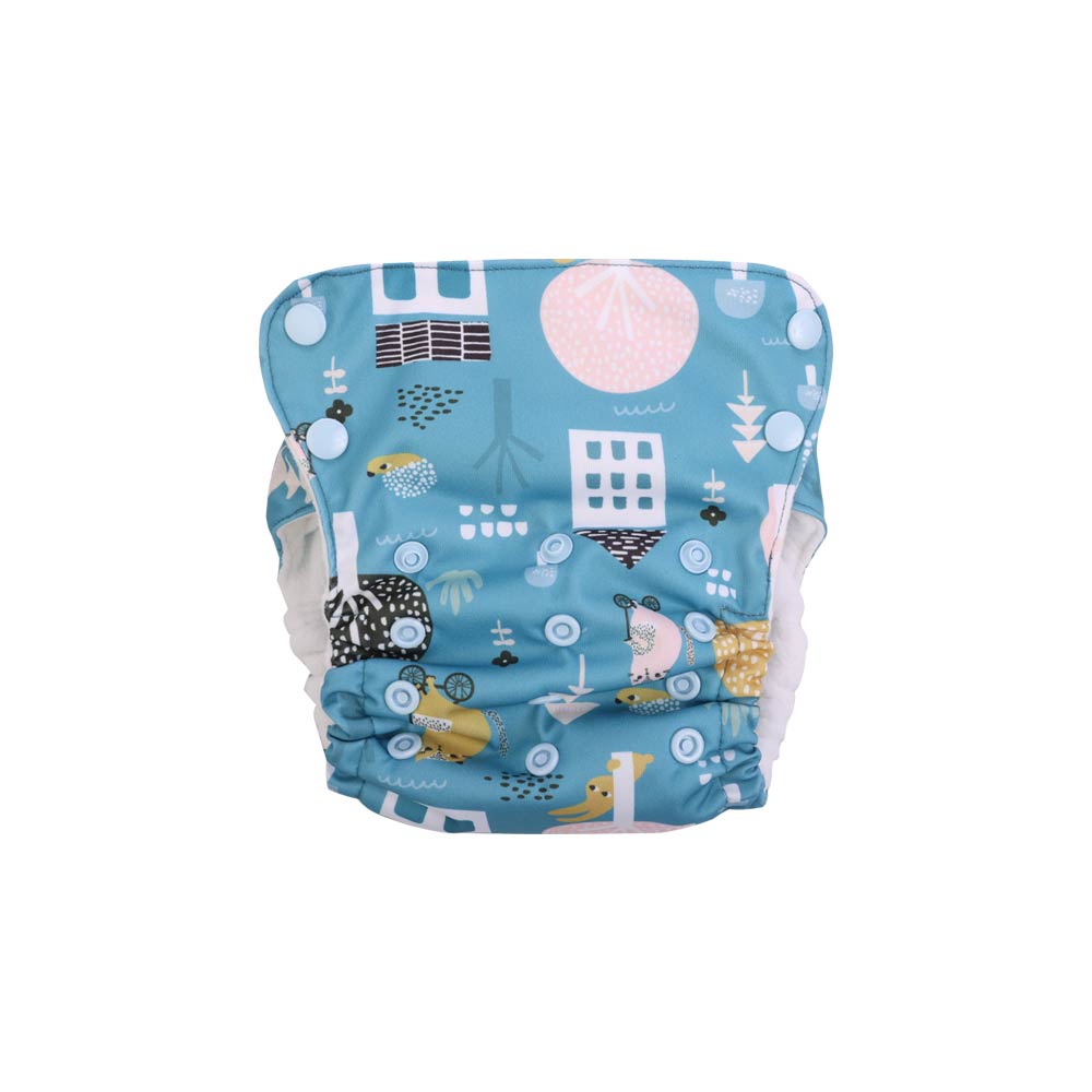 Just Bumm Reusable Cloth Diaper - Creepy Crawlies