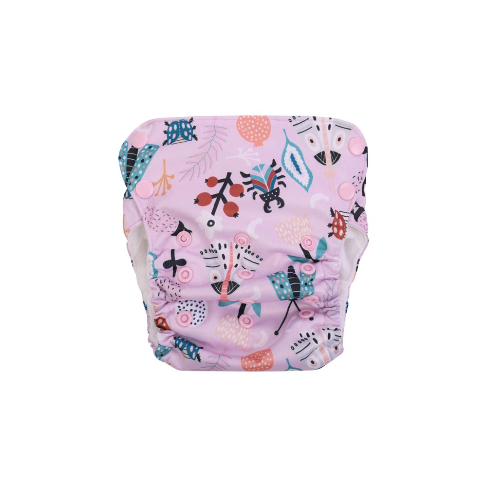 Just Bumm Reusable Cloth Diaper - Spring Day