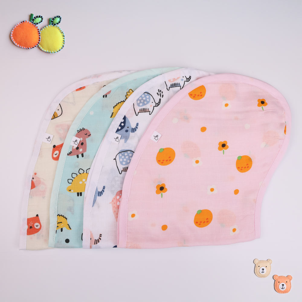 2-in-1 Muslin Burp Cloth & Bib for Babies - Little Medley