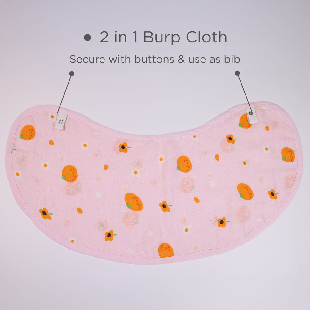 Burp Cloth - Citrus Chase