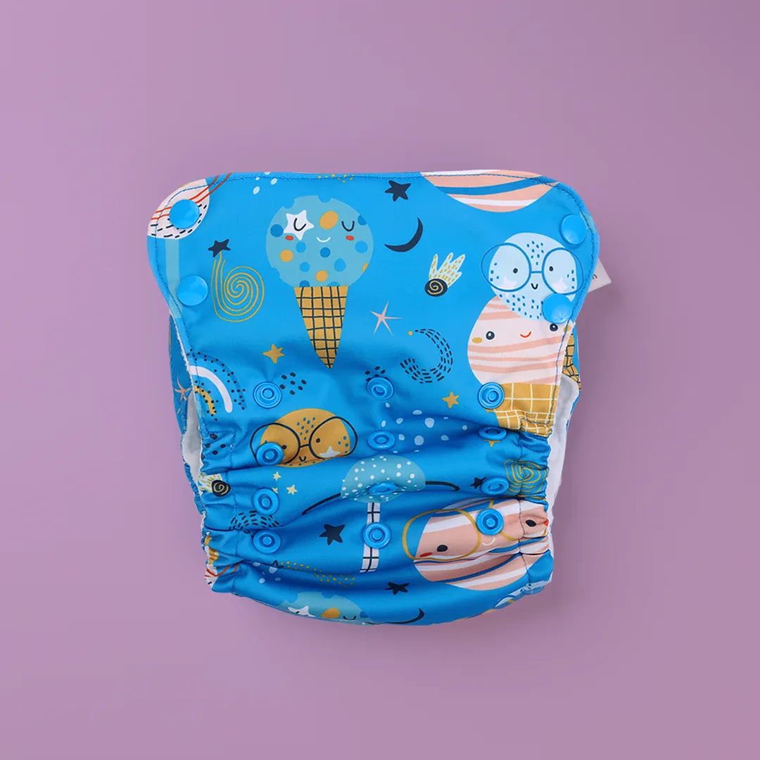 Dream Diaper by Just Bumm - Premium Reusable Cloth Diaper - I'm So Cool