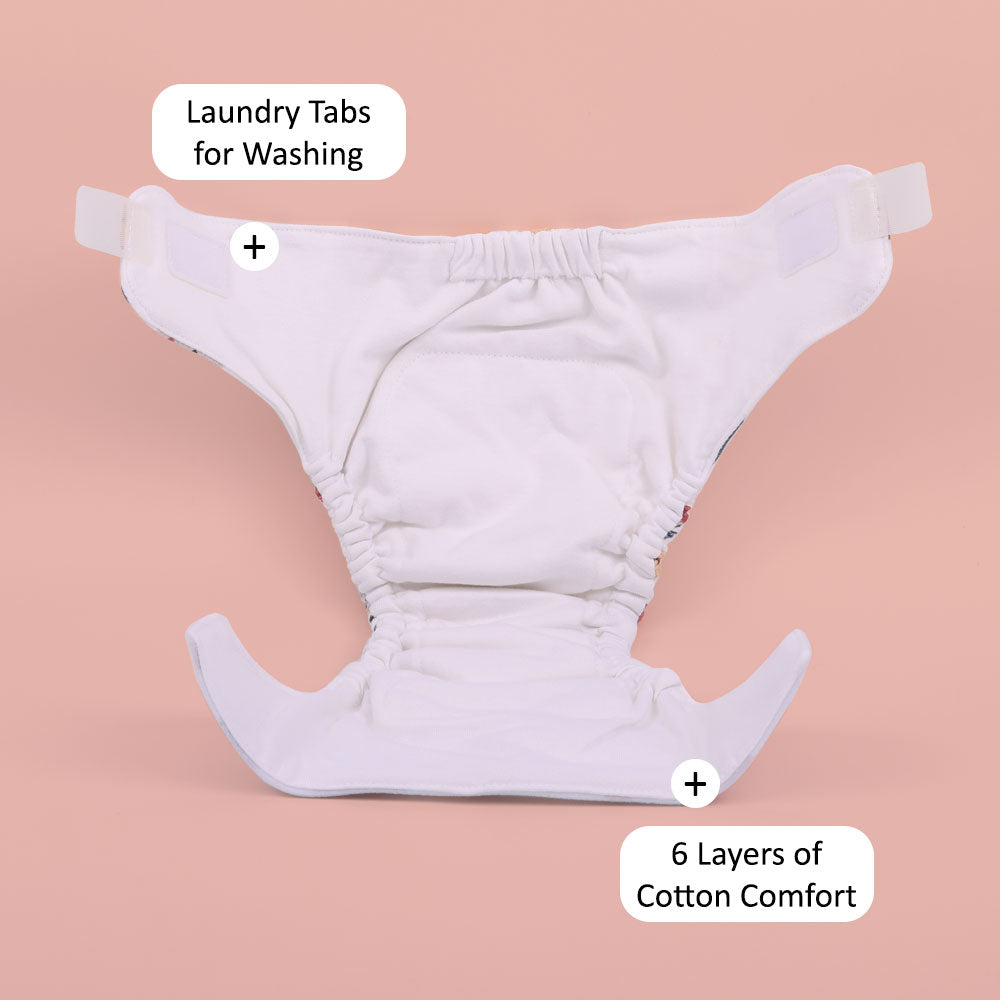 Fluffie - Cotton Padded Nappies for Babies