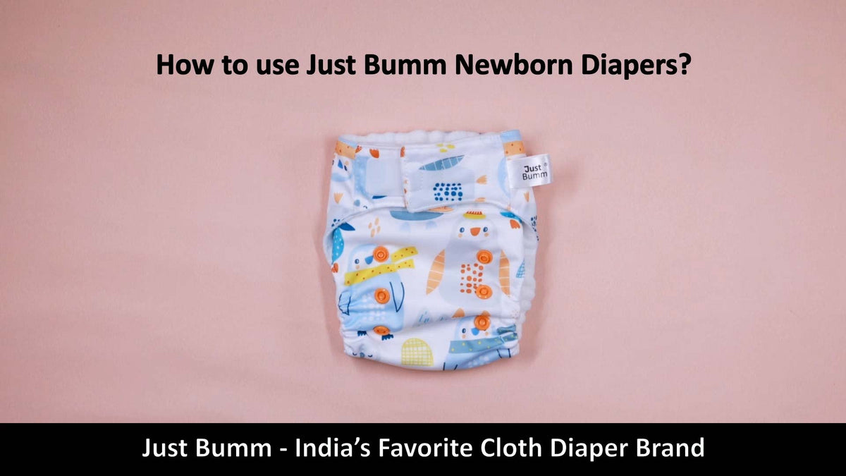 Just Bumm Newborn Cloth Diaper Radiator Springs for Babies