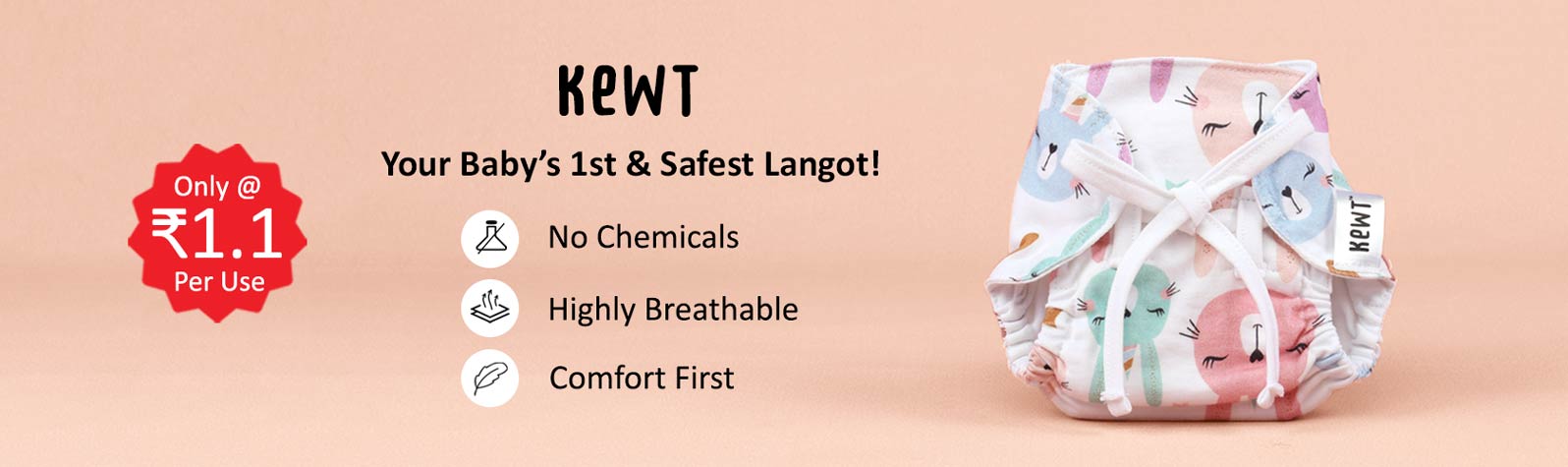 Kewt langots - Your Baby's 1st & Safest Langot