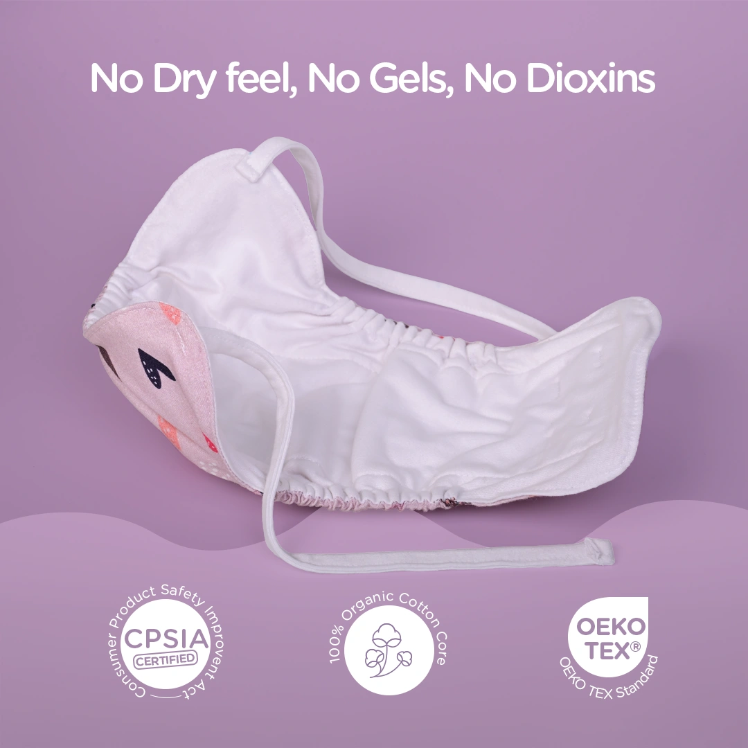 Chemical-free Padded Langot with No Gels or Dioxins - CPSIA Certified Safety - Just Bumm