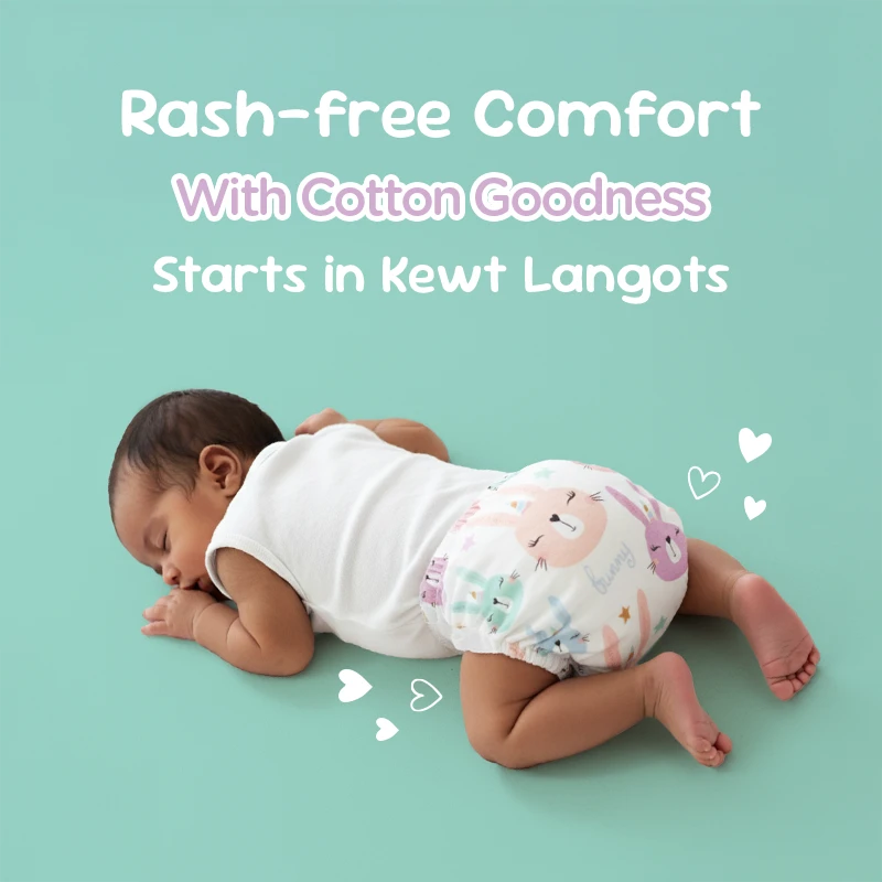 Kewt Langots - Rash-free Comfort for Newborn Babies