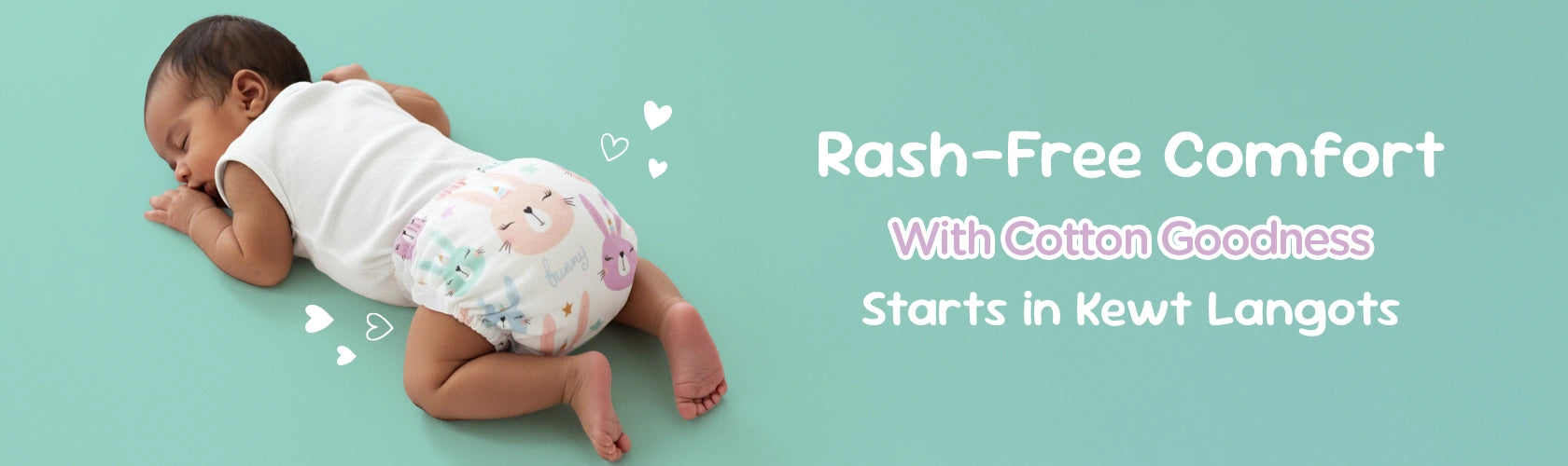 Kewt Langots - Rash-Free Comfort for Newborn Babies