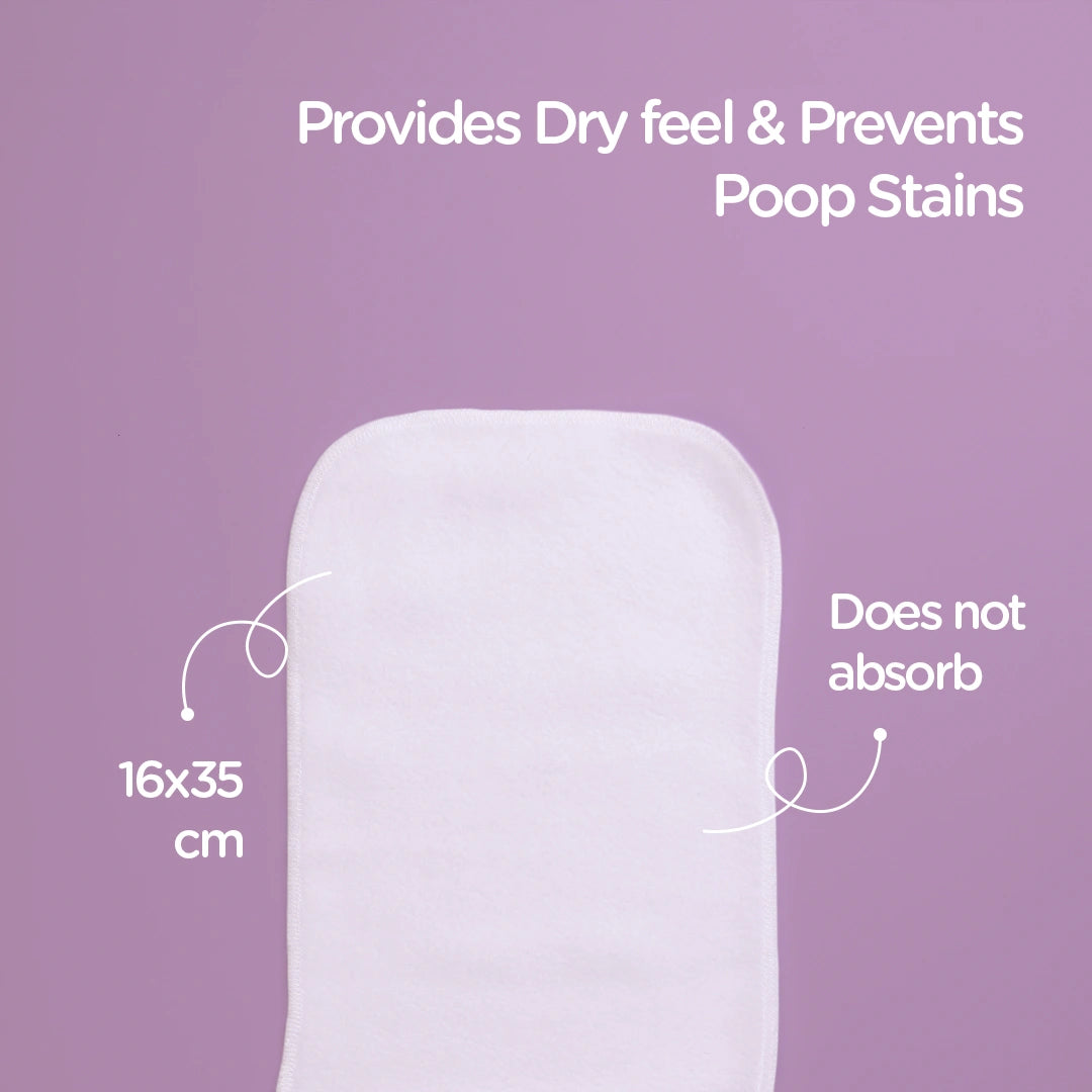 Stain-Resistant Dry Feel Diaper Liner for Easy Cleaning and Mess Management - Just Bumm