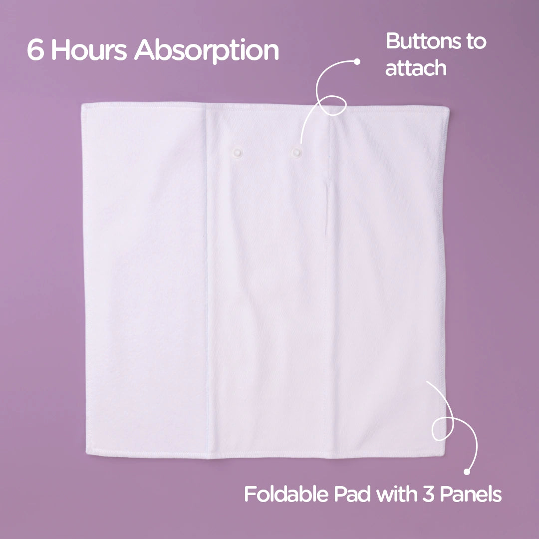 CPSIA Certified Newborn Diaper Prefold - Chemical-free Absorbent Pad for Babies - Just Bumm