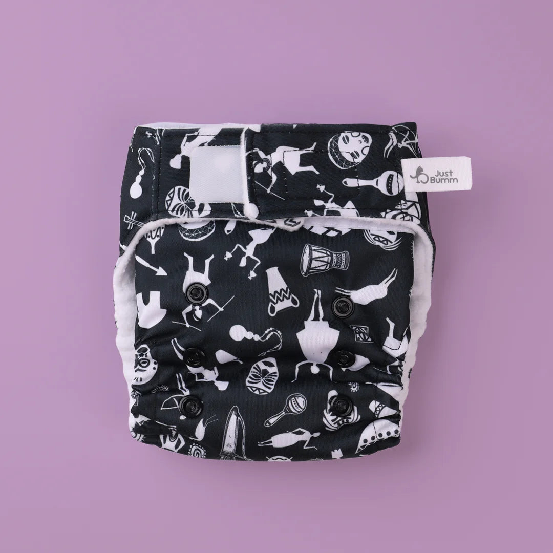 Reusable Leakproof Diaper - Amara Newborn Cloth Diaper - Just Bumm