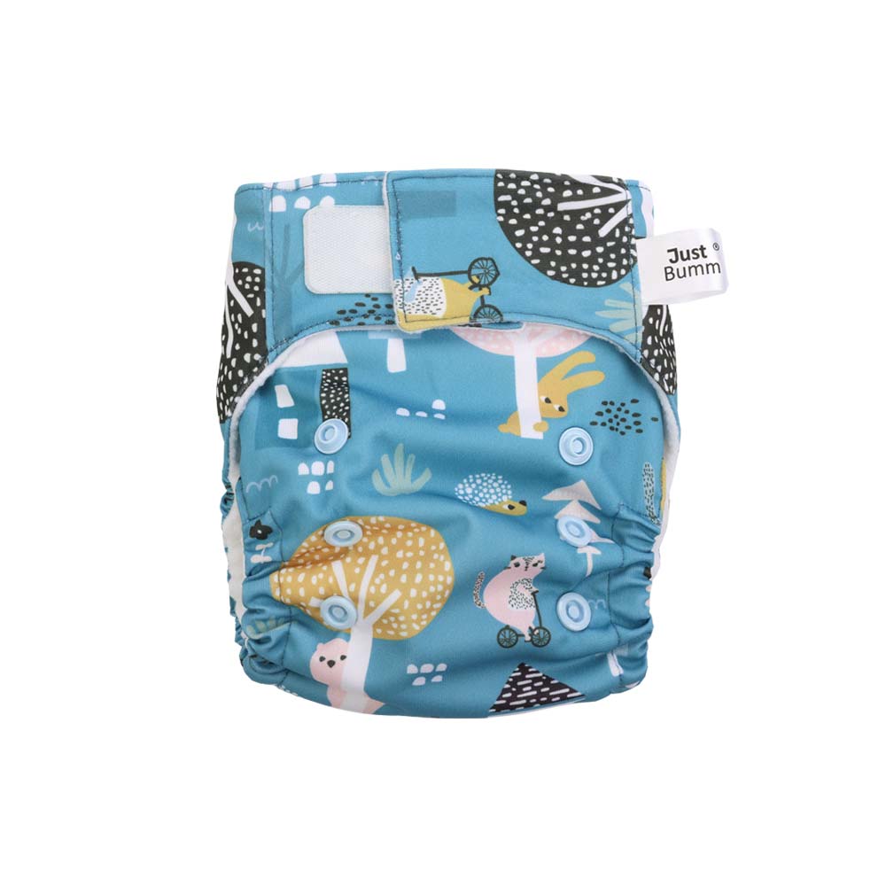 Just Bumm Newborn Cloth Diaper - Creepy Crawlies