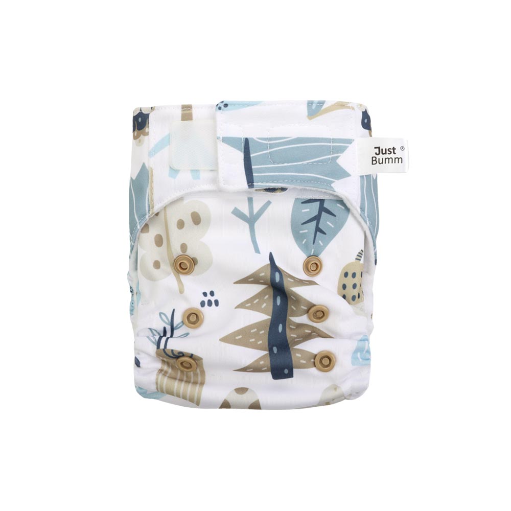 Just Bumm Newborn Cloth Diaper - Enchanted Woods