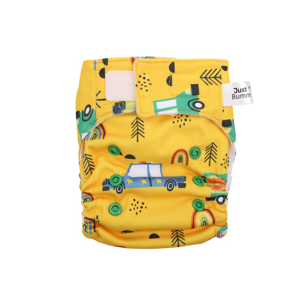 Just Bumm Newborn Cloth Diaper - Radiator Springs