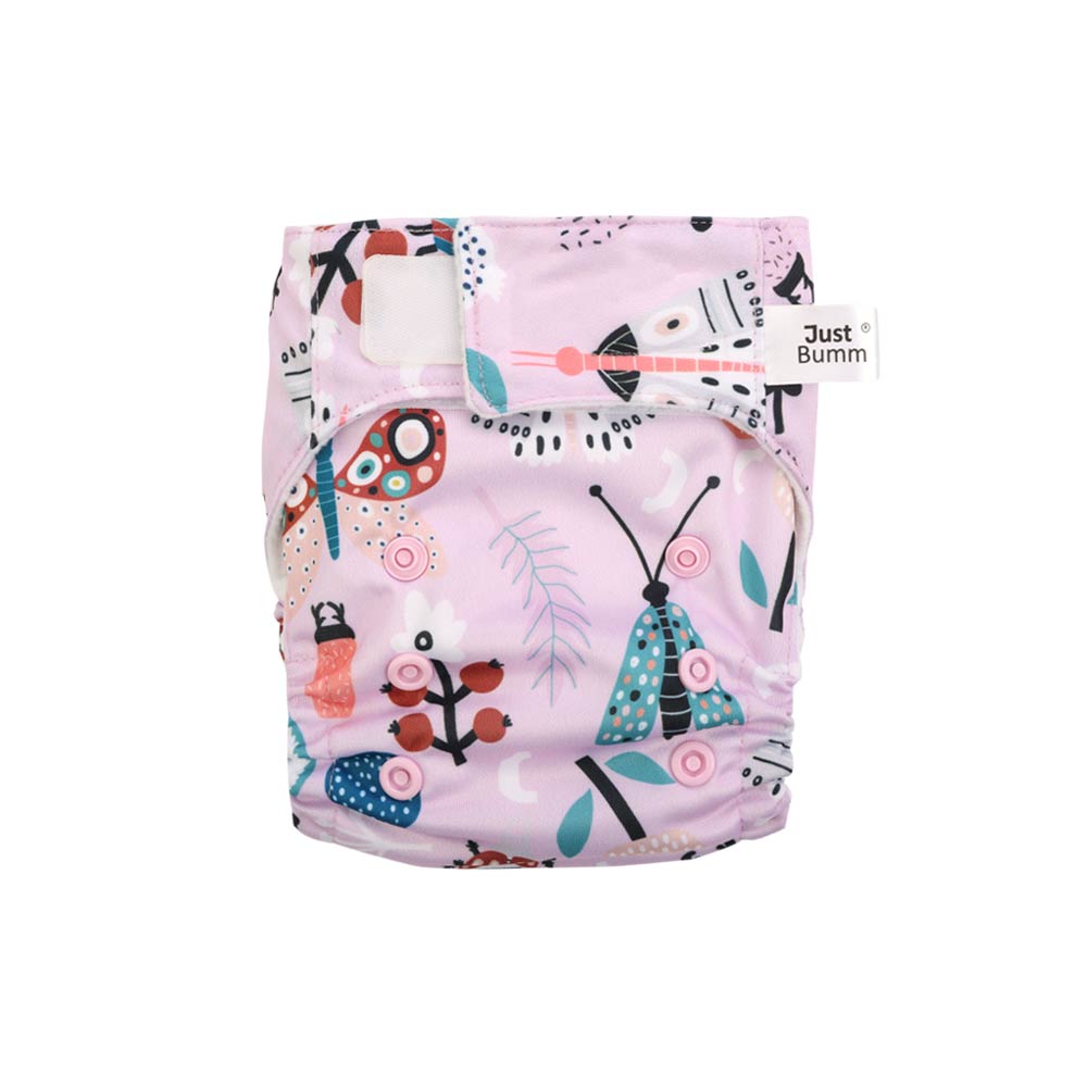 Just Bumm Newborn Cloth Diaper - Spring Day