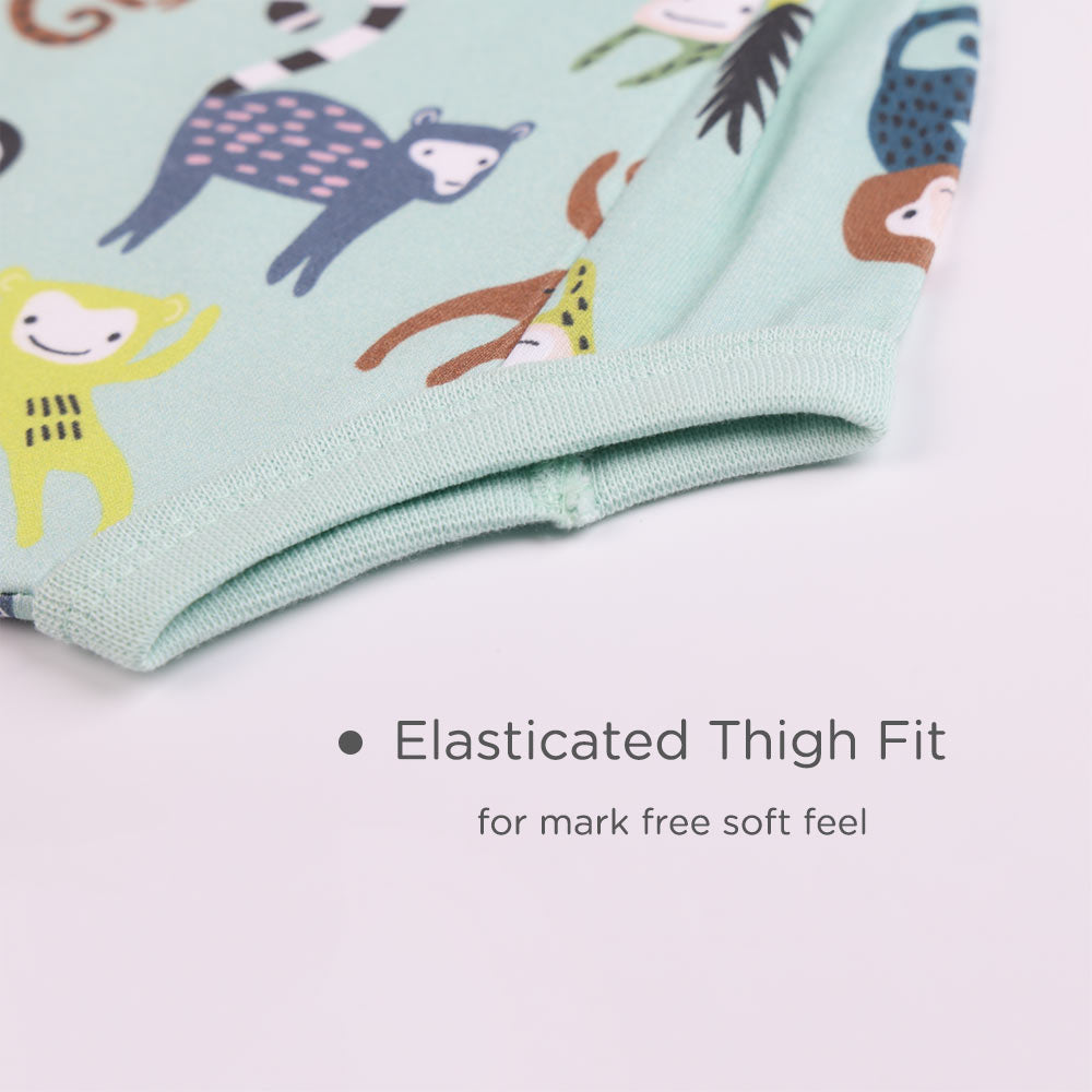 Just Bumm Padded Underwear - soft irritation free potty pants - Jungle Jam