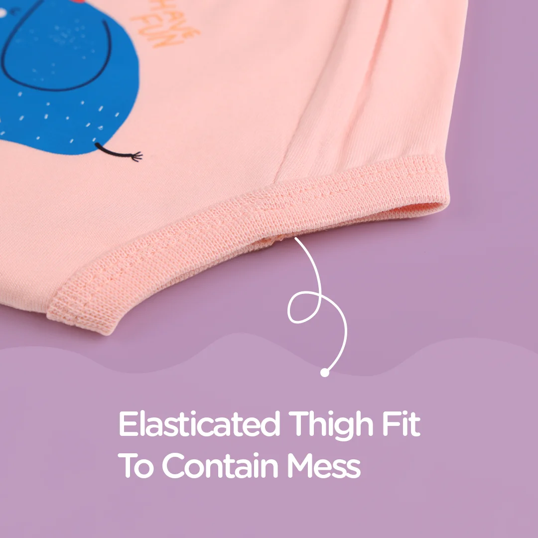 Mess-free Padded Underwear with snug thigh fit - Just Bumm Funky Trunk