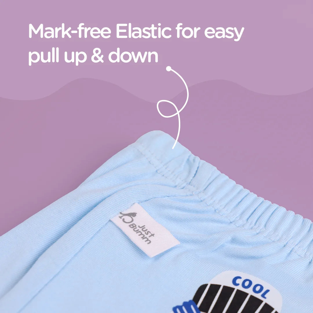 Mark-free Elastic Training Pants for Easy Pull Up and Down - Just Bumm Hip Hoot