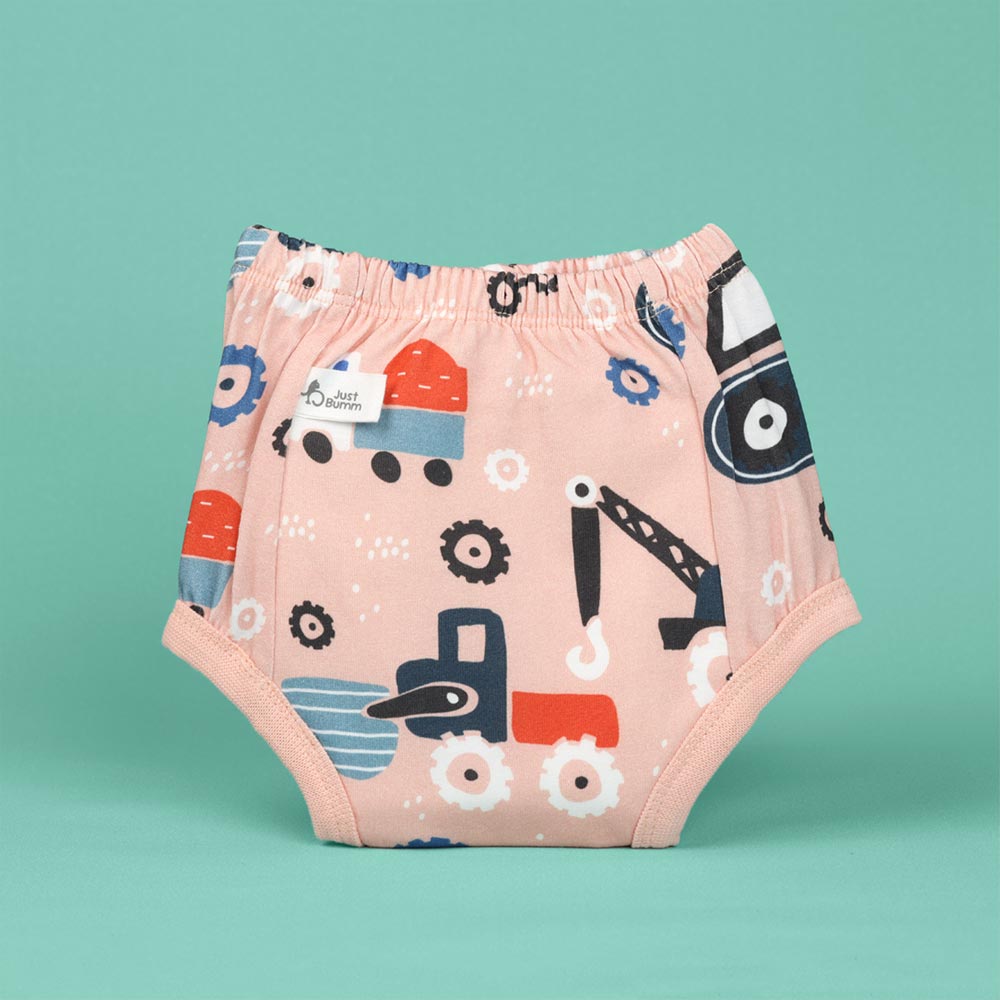 Just Bumm Potty Pants - Trucks Padded Underwear for Toddlers