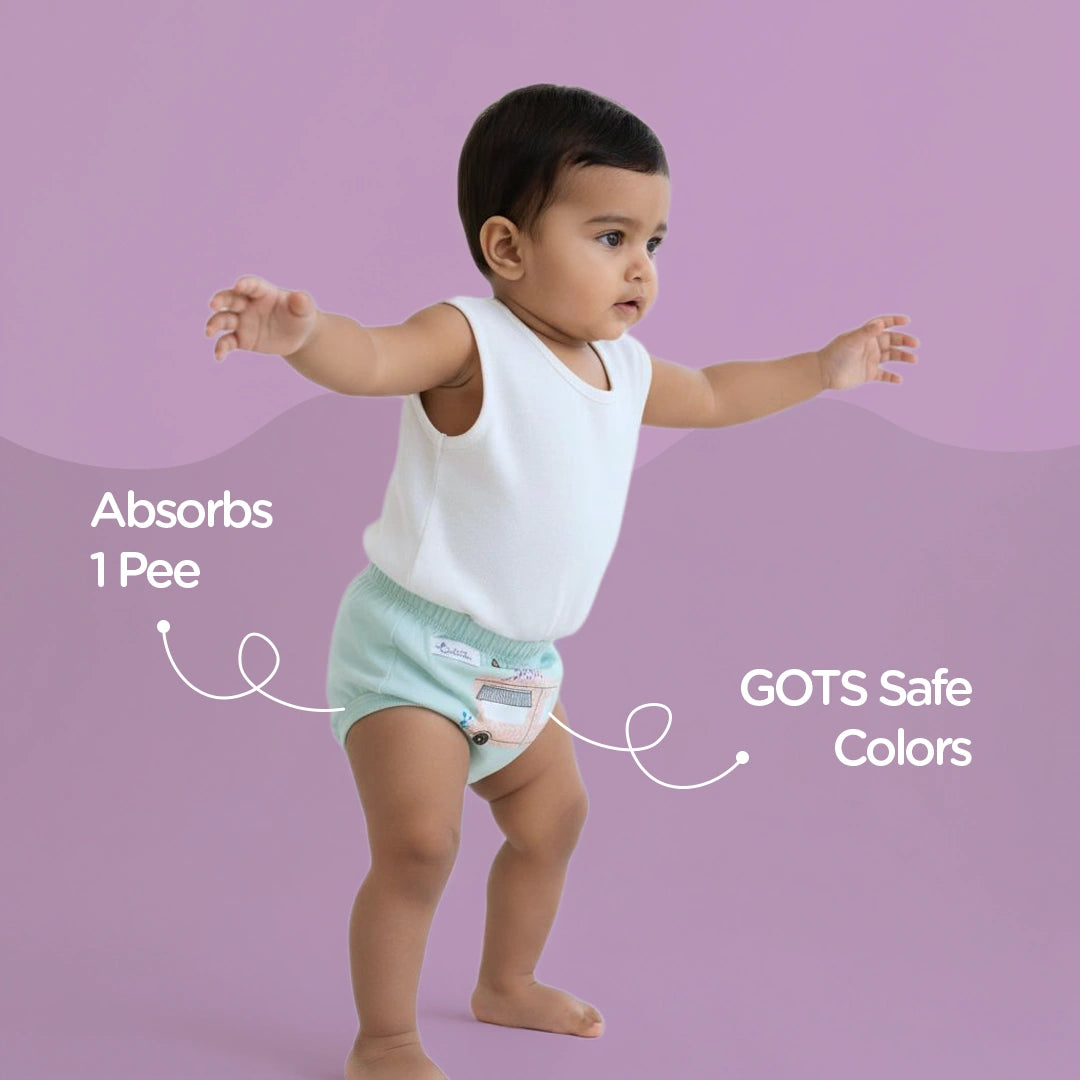 Semi Waterproof Potty Training Pants for Toddlers - Just Bumm India