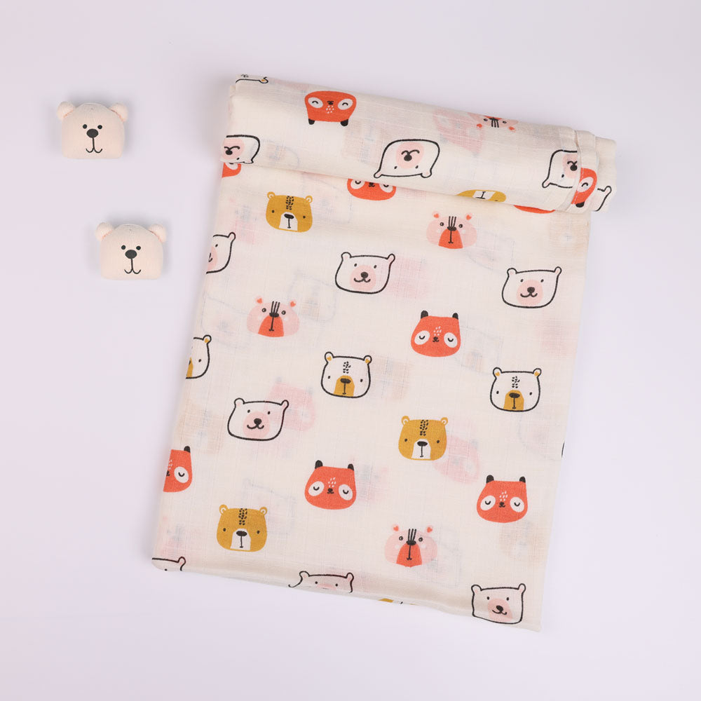Softest Muslin Swaddle for Babies - Happy Honey