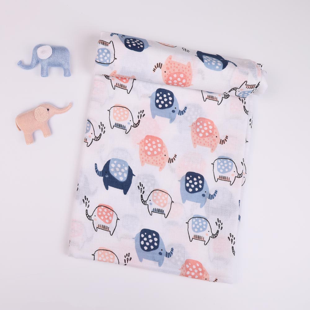 Softest Muslin Swaddle for Babies - Mighty Trunk