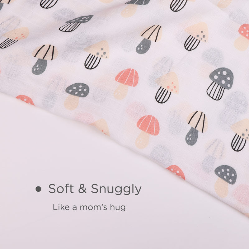 Ultra Soft Muslin Swaddle Wrap for Newborn Babies - Forest Tales