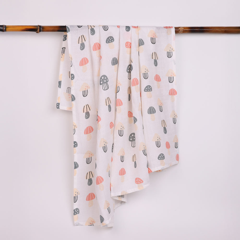Organic Cotton Muslin Swaddle for Newborn Babies - Forest Tales