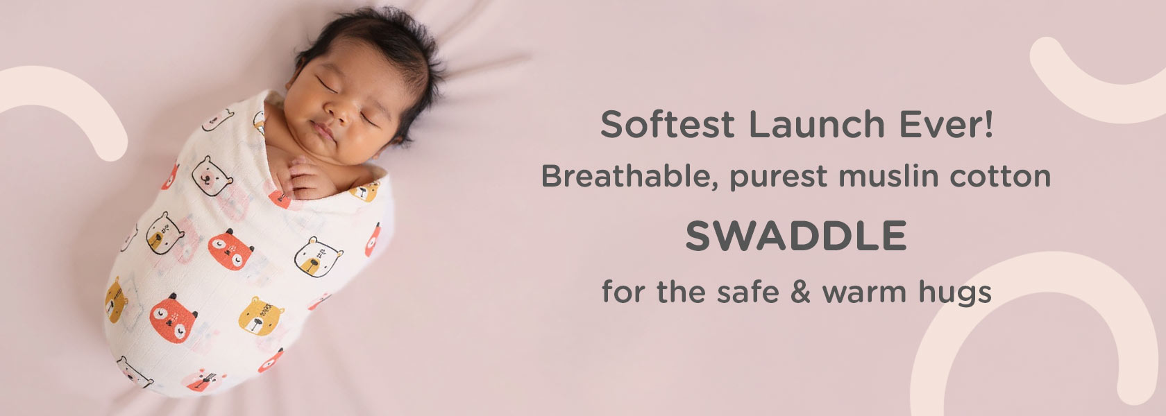 Organic Cotton Muslin Swaddle for babies - Just Bumm